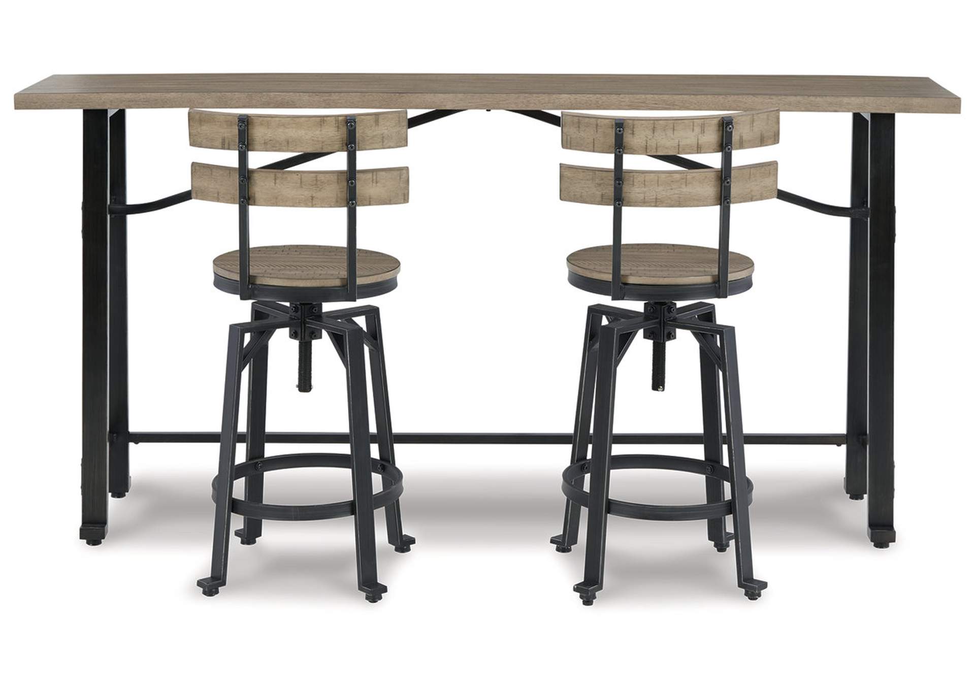 Lesterton Counter Height Dining Table and 2 Barstools,Signature Design By Ashley