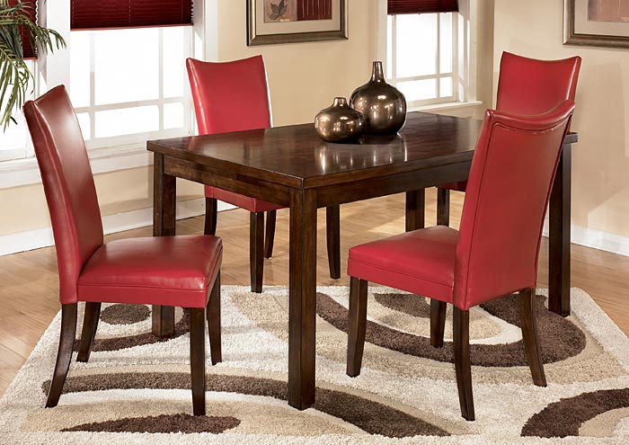 Charrell Red Side Chairs (Set of 2),ABF Signature Design by Ashley