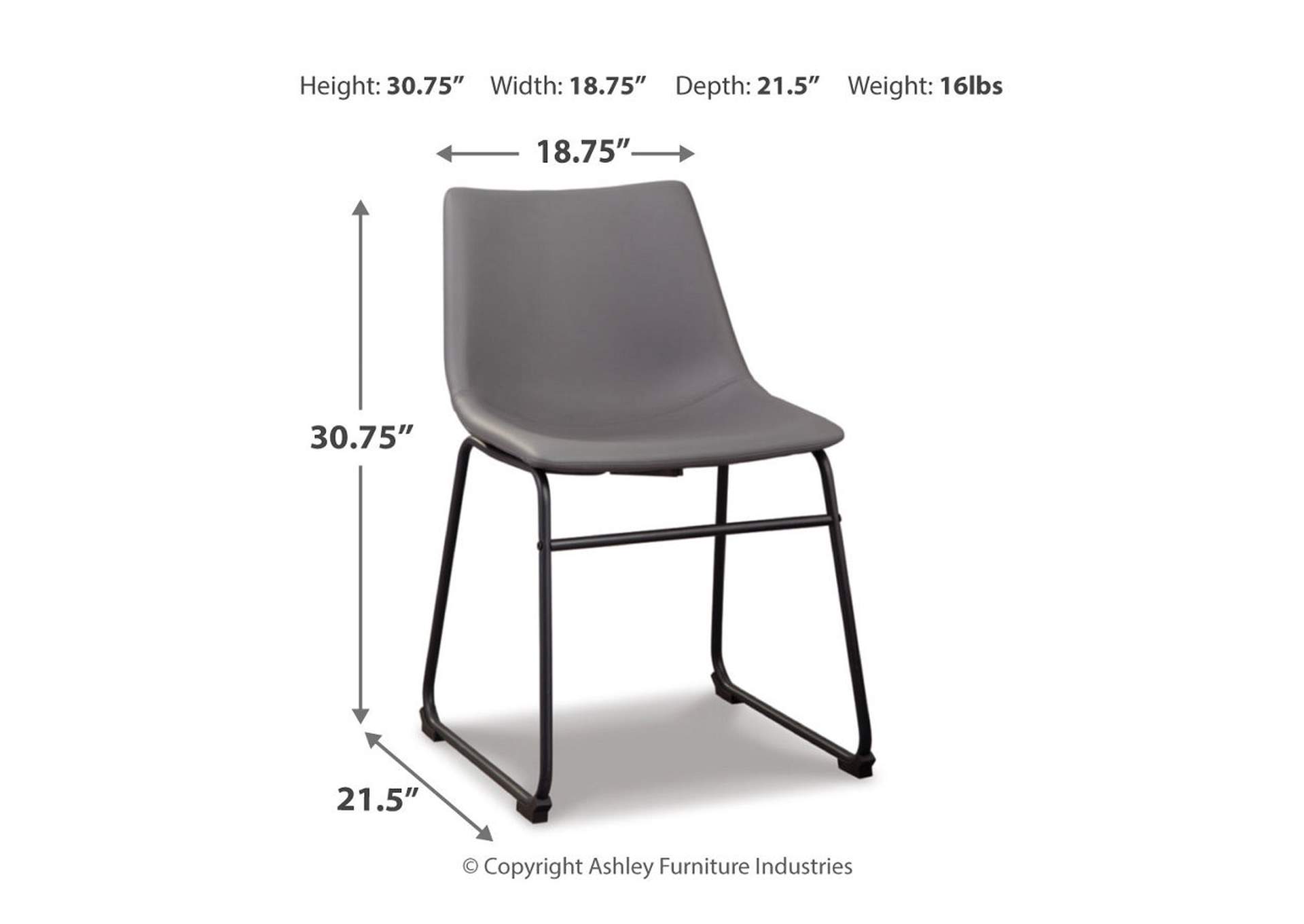 Centiar Dining Chair,Signature Design By Ashley