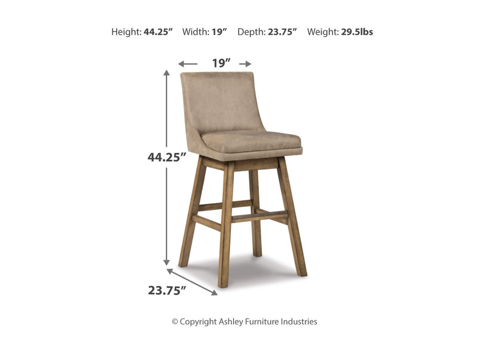 Tallenger Bar Height Bar Stool,Signature Design By Ashley