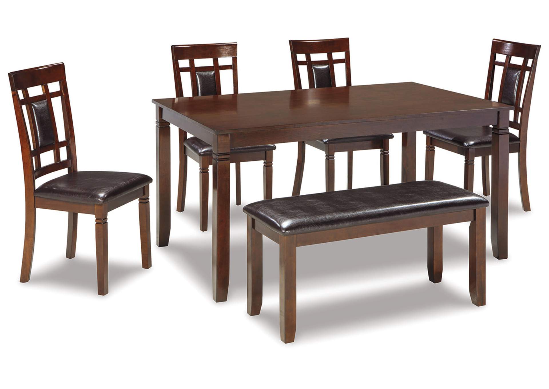 Bennox Brown Dining Room Table Set Curly S Furniture