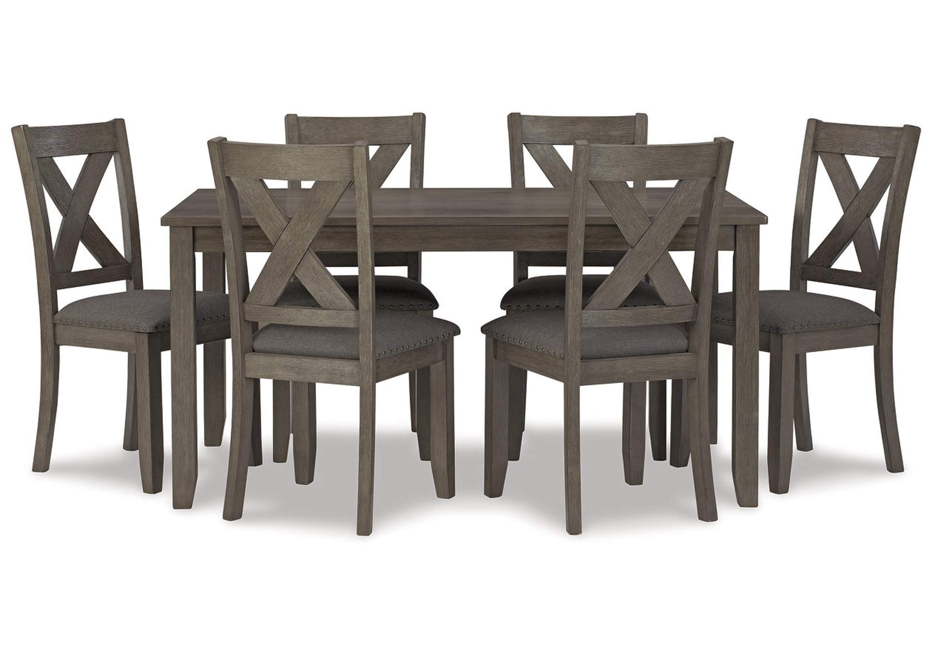 Caitbrook Dining Table and Chairs (Set of 7),Signature Design By Ashley