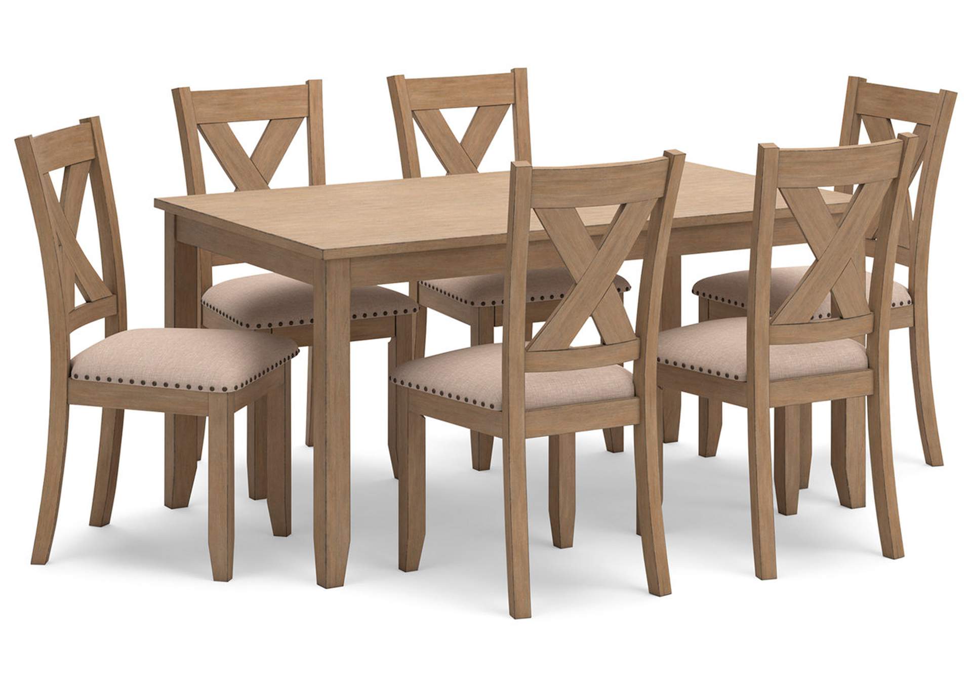 Sanbriar Dining Table and Chairs (Set of 7),Signature Design By Ashley
