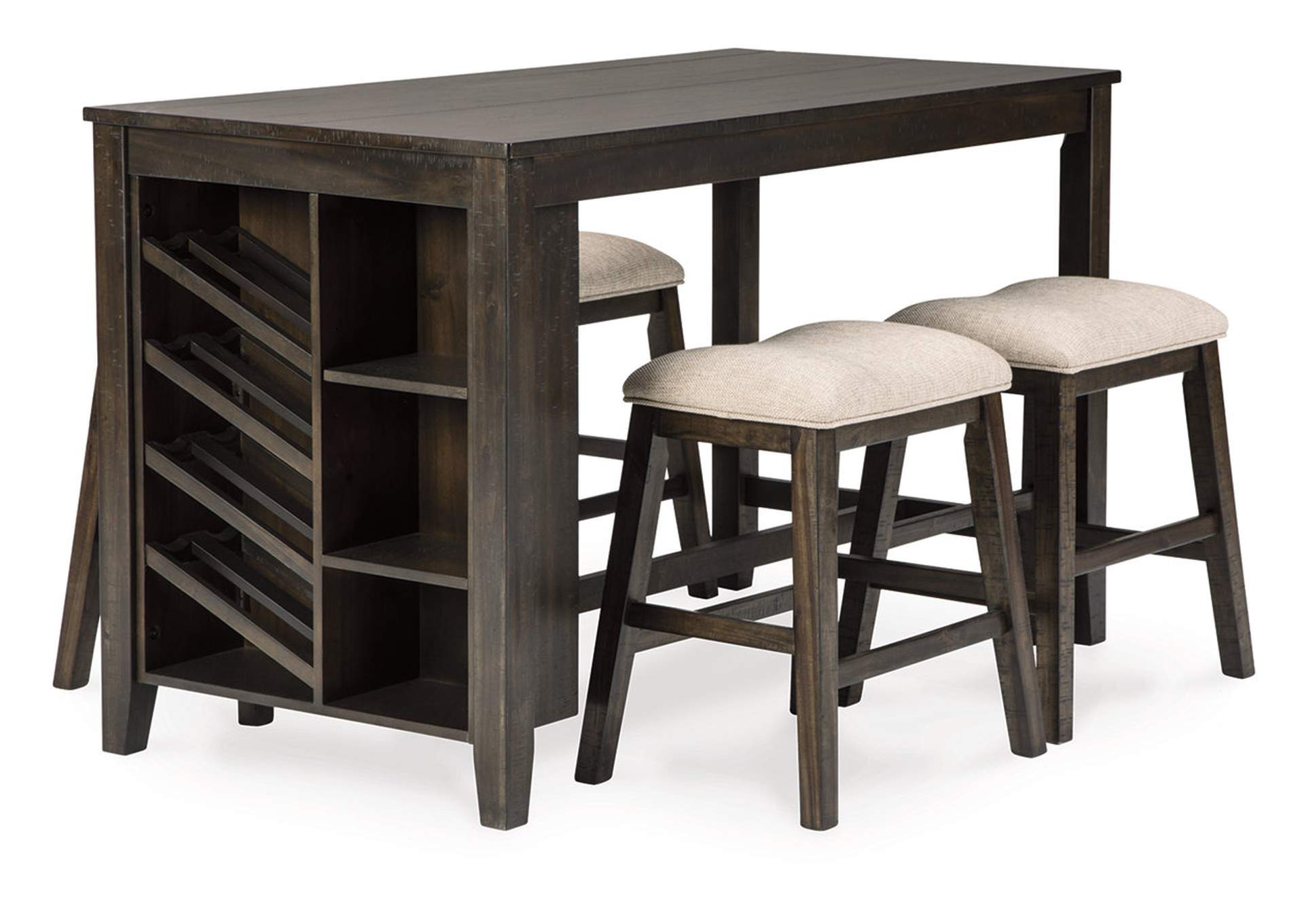 rokane counter height dining room table and bar stools