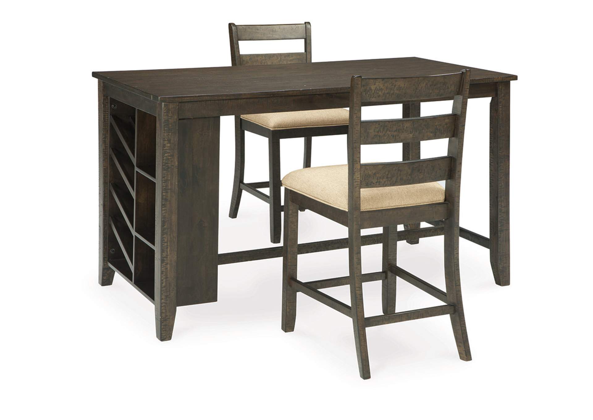 rokane counter height dining room table and bar stools