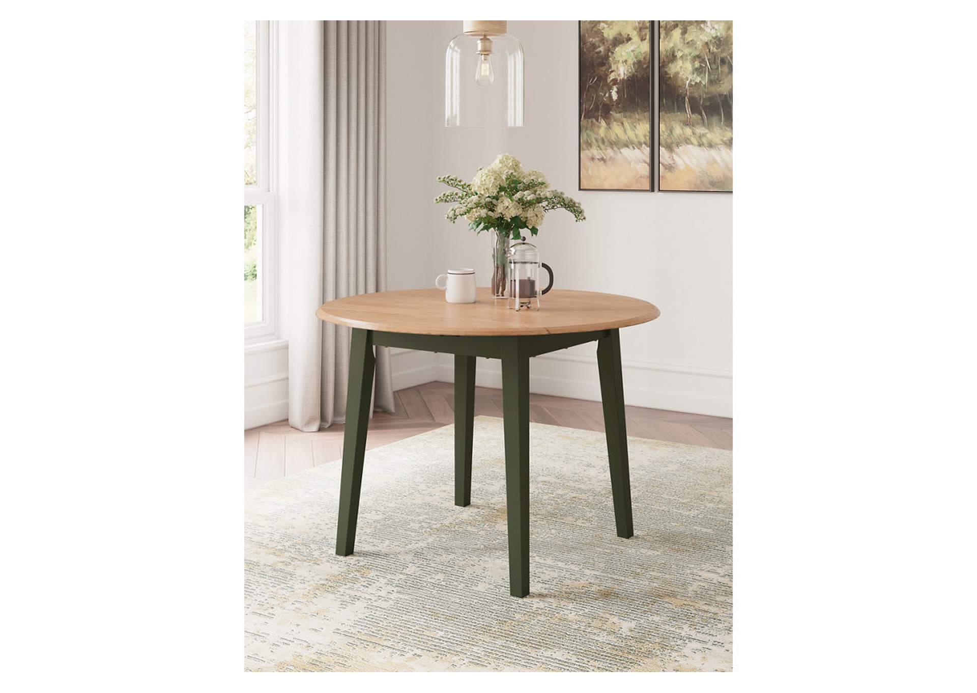 Gesthaven Dining Table and 2 Chairs,Signature Design By Ashley