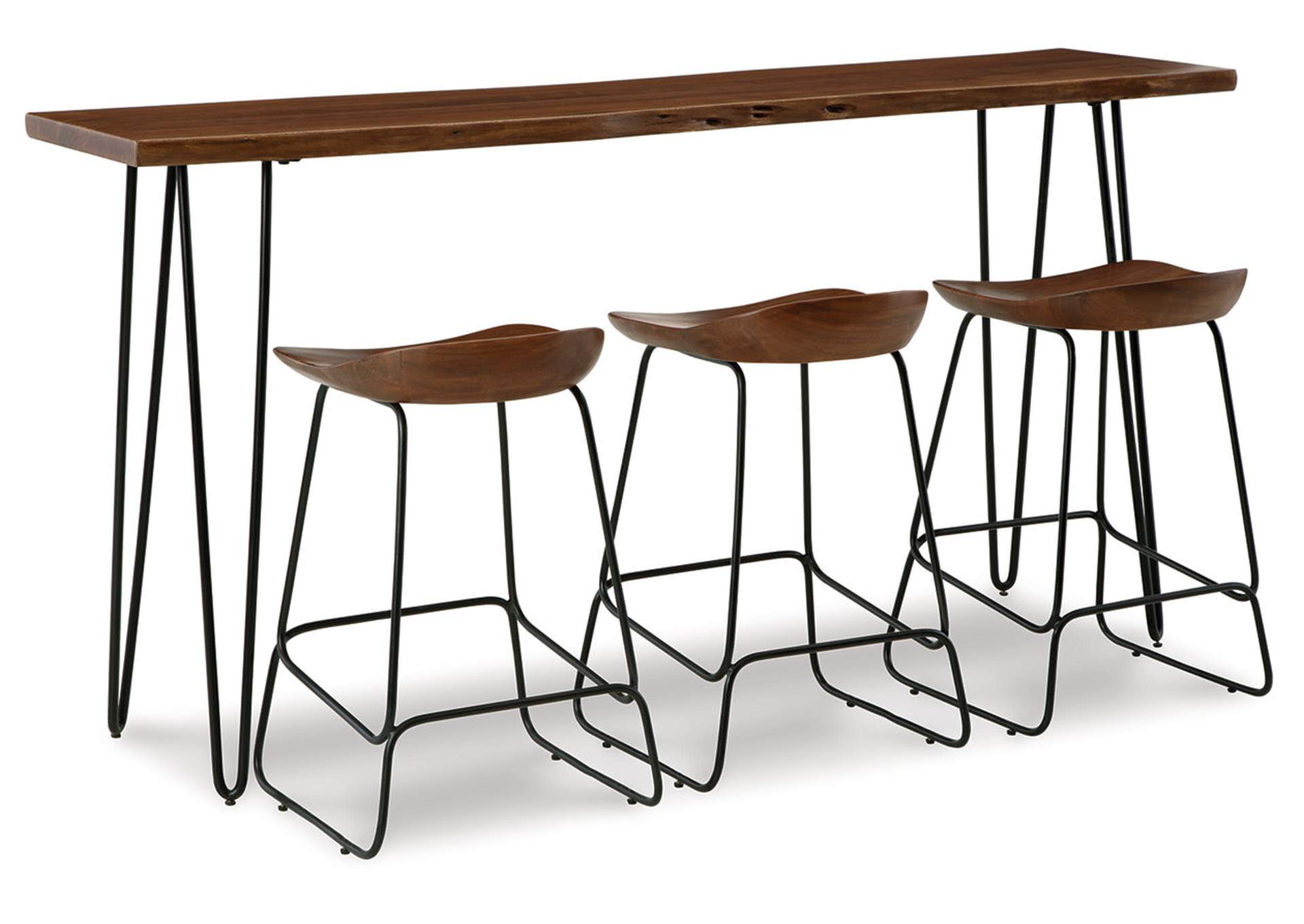 Wilinruck Counter Height Dining Table and 3 Barstools,Signature Design By Ashley