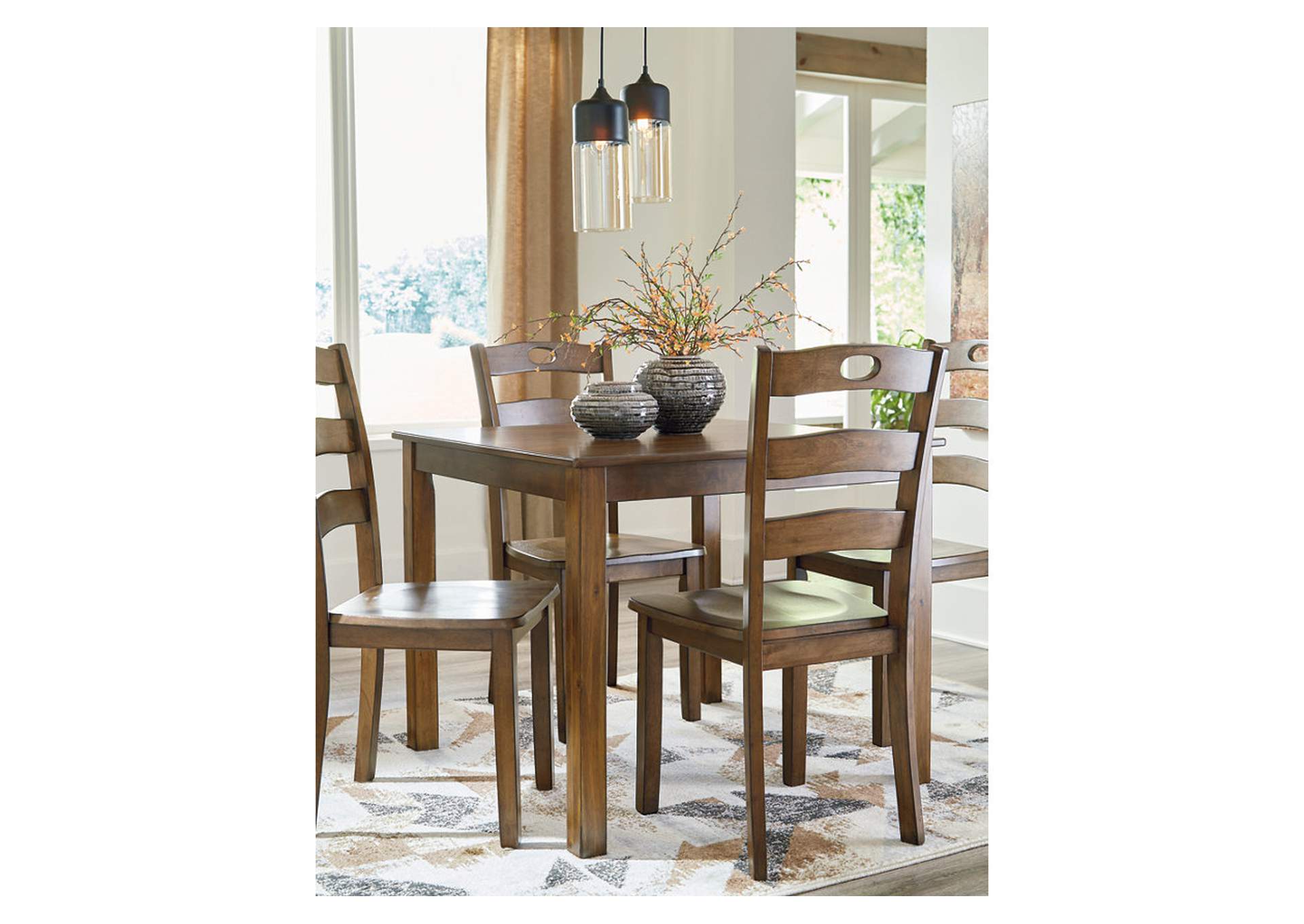 Hazelteen Dining Table and Chairs (Set of 5),Signature Design By Ashley