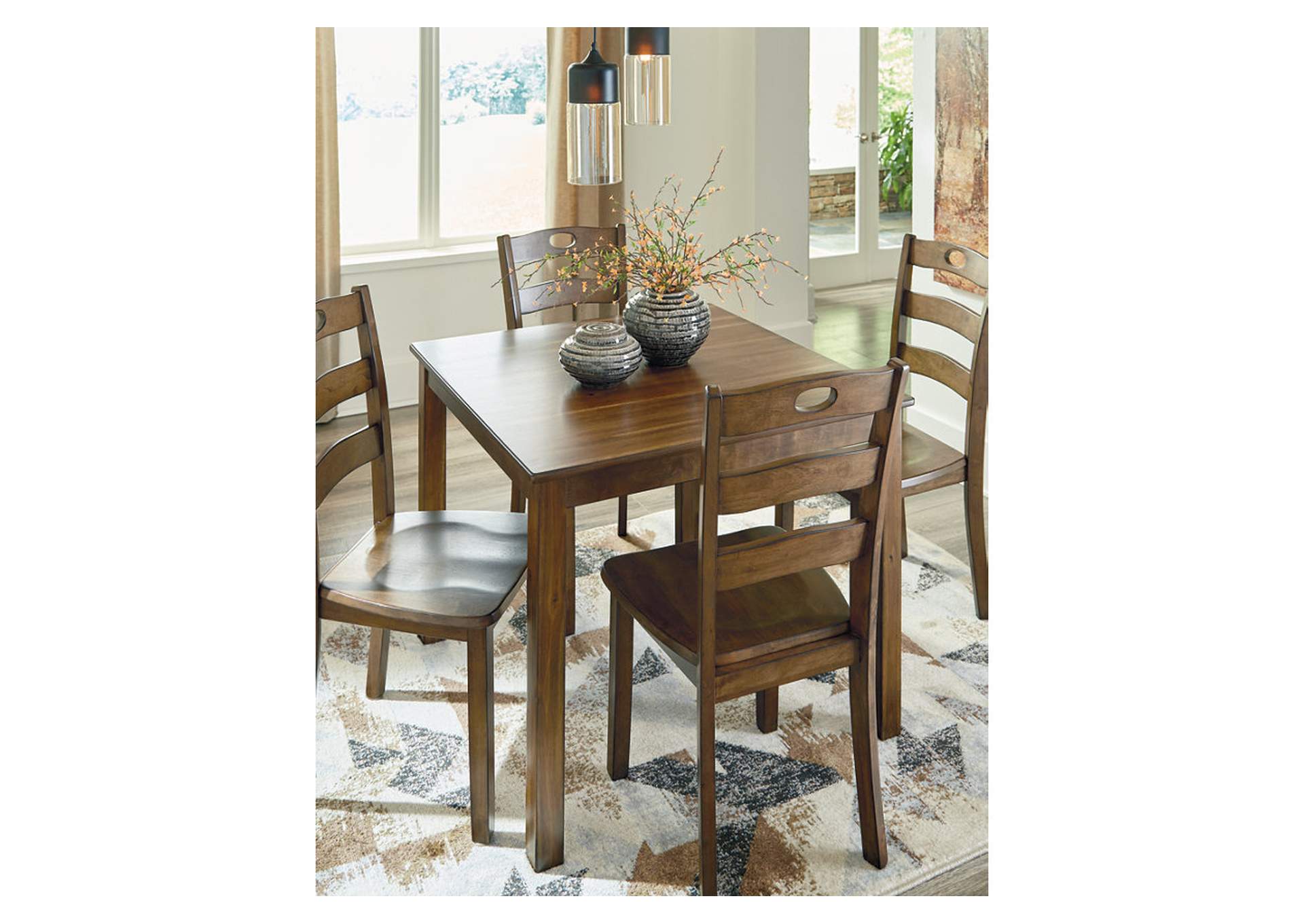 Hazelteen Dining Table and Chairs (Set of 5),Signature Design By Ashley