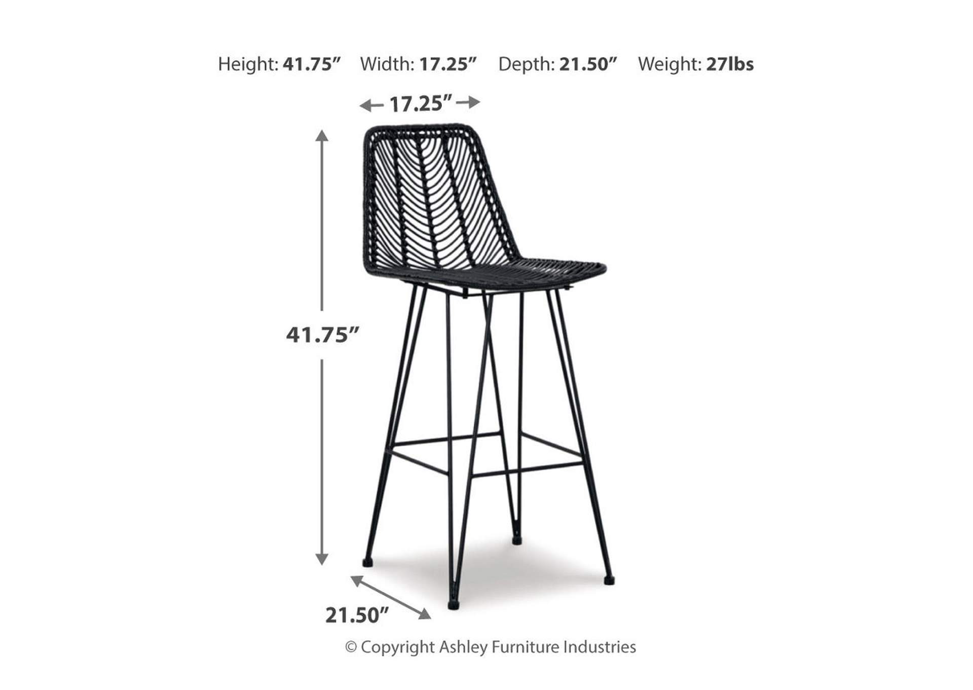 Angentree Bar Height Bar Stool,Signature Design By Ashley