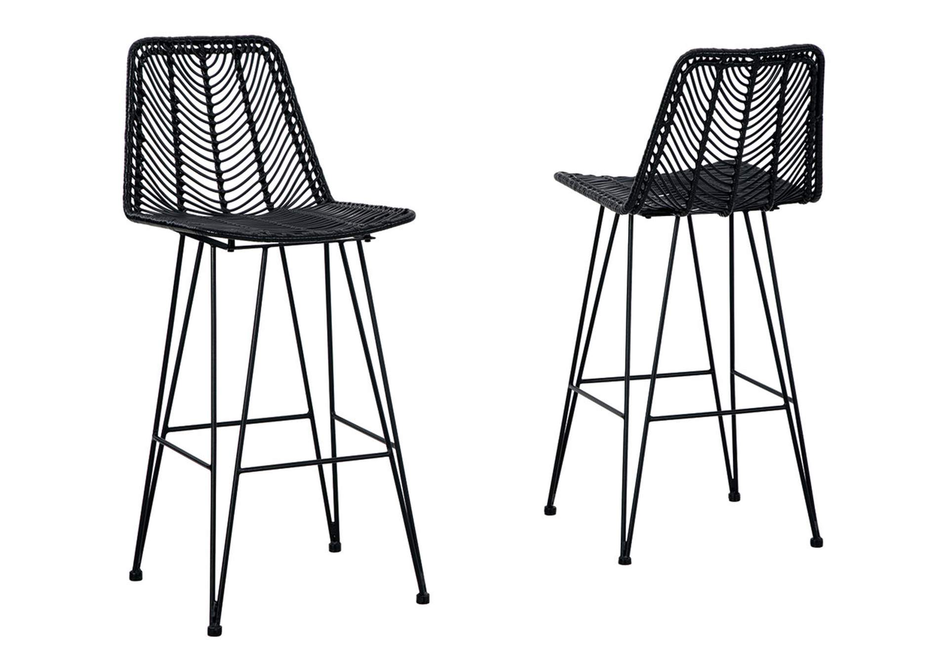 Angentree Bar Height Bar Stool (Set of 2),Signature Design By Ashley