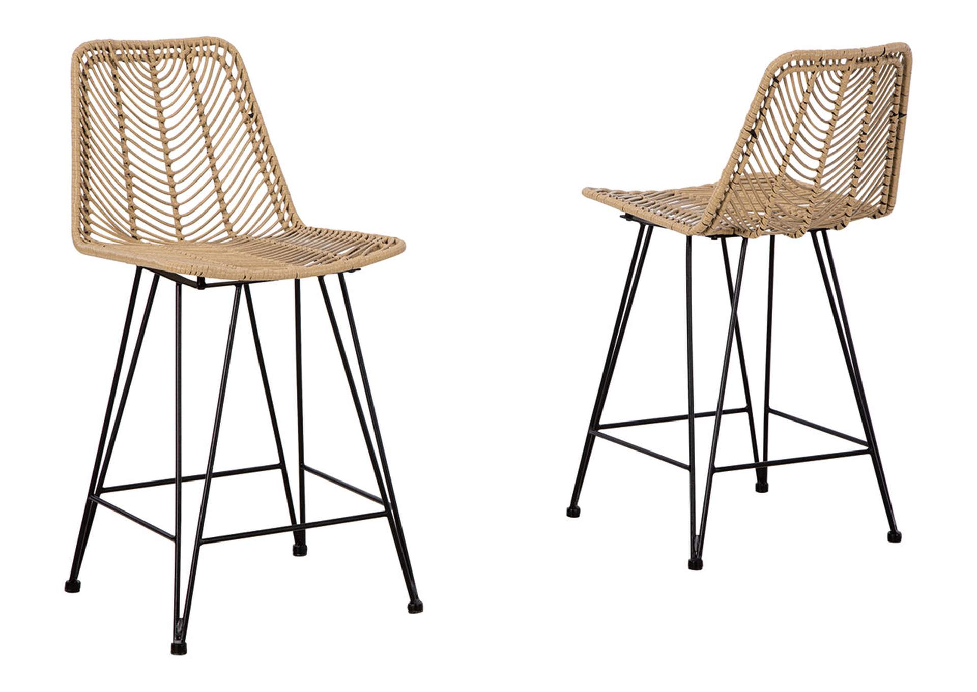 Angentree Counter Height Bar Stool (Set of 2),Signature Design By Ashley