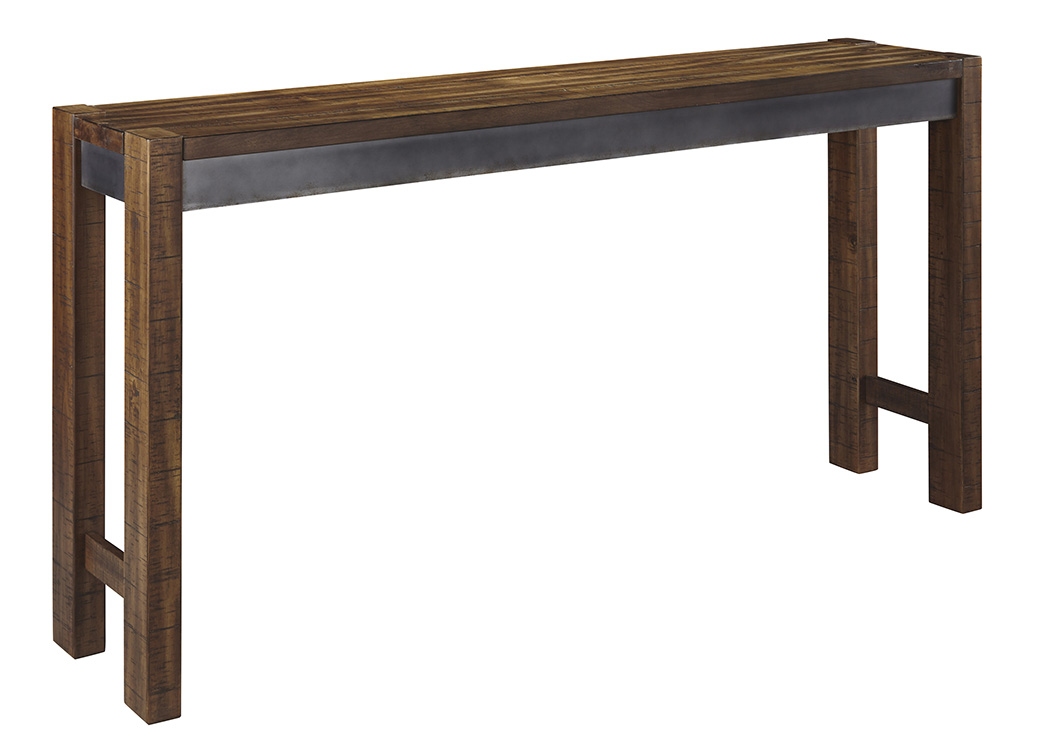 Torjin Two-tone Brown Long Counter Table,ABF Signature Design by Ashley