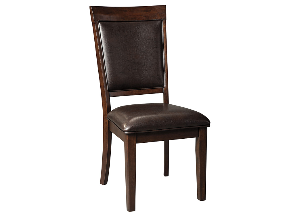 Shadyn Brown Dining Upholstered Side Chair (Set of 2),ABF Signature Design by Ashley