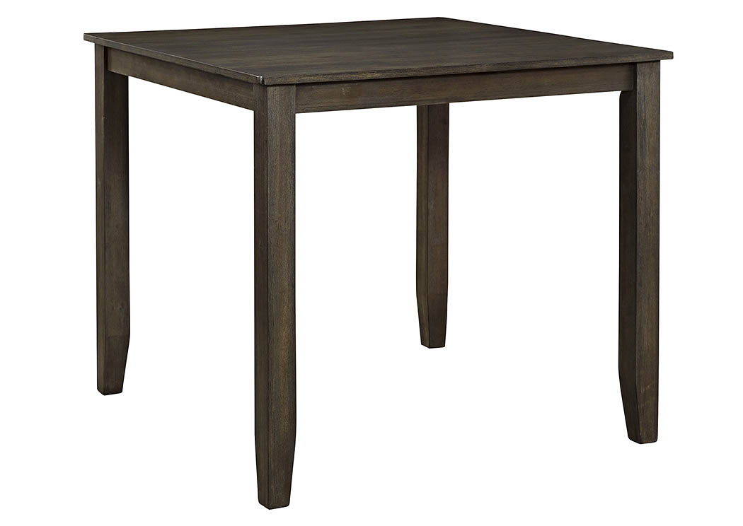 Dresbar Grayish Brown Square Dining Room Counter Table,ABF Signature Design by Ashley