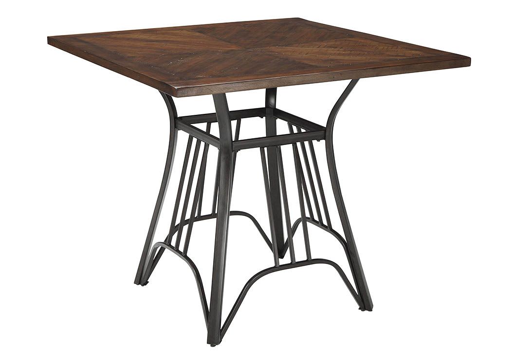 Zanilly Two-Tone Square Dining Room Counter Table,ABF Signature Design by Ashley