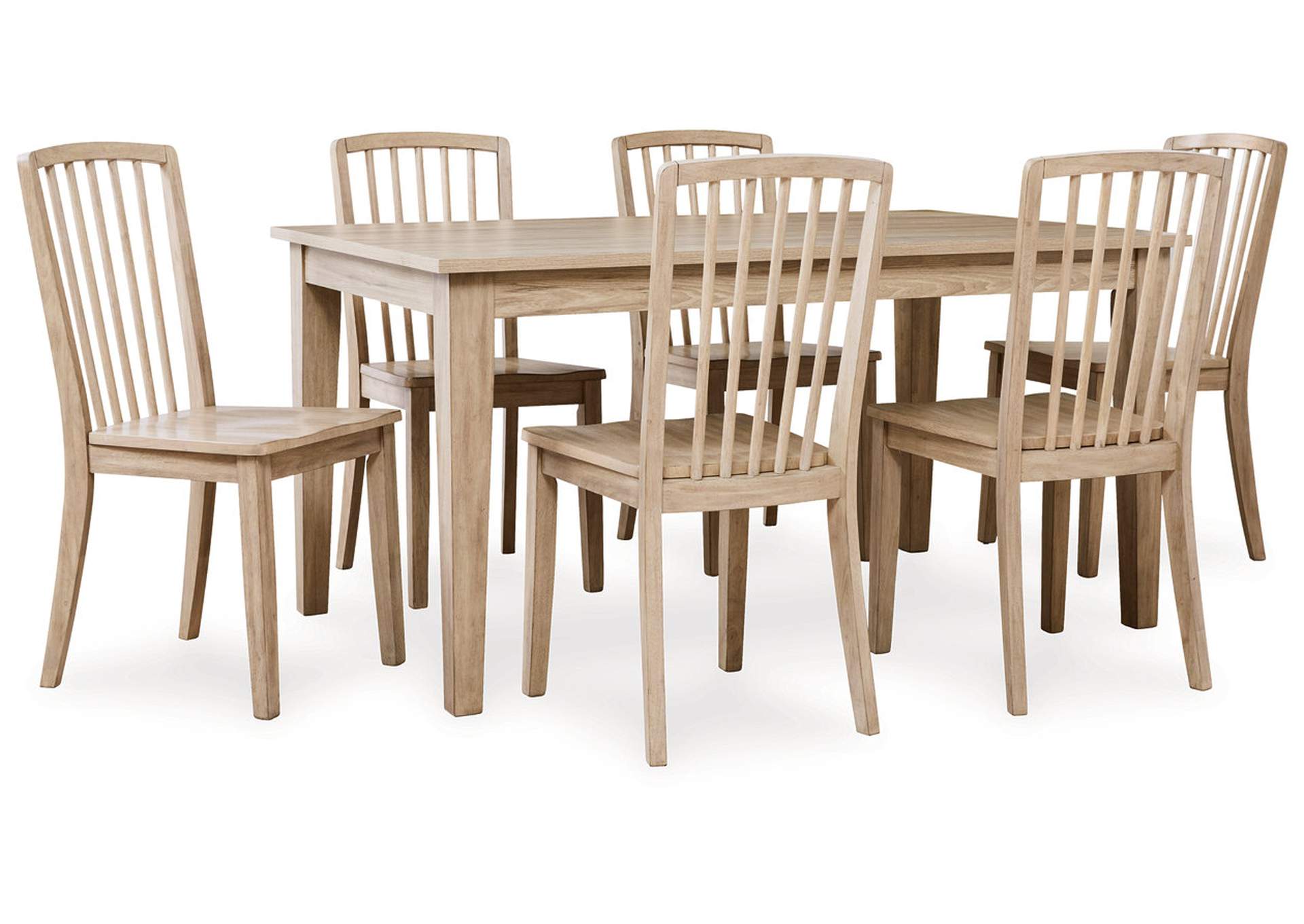 Gleanville Dining Table and 6 Chairs,Signature Design By Ashley