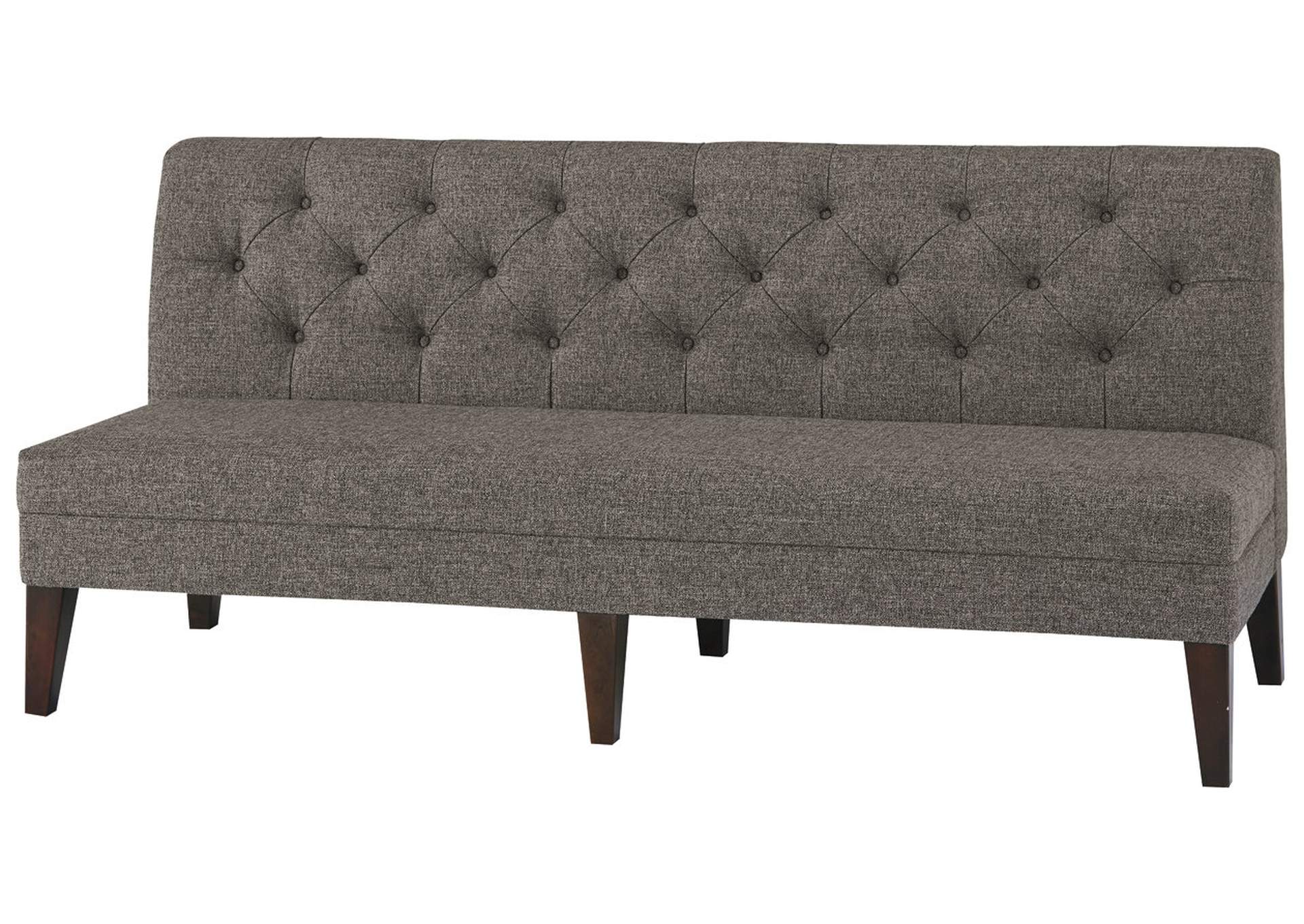 extra long upholstered bench with back