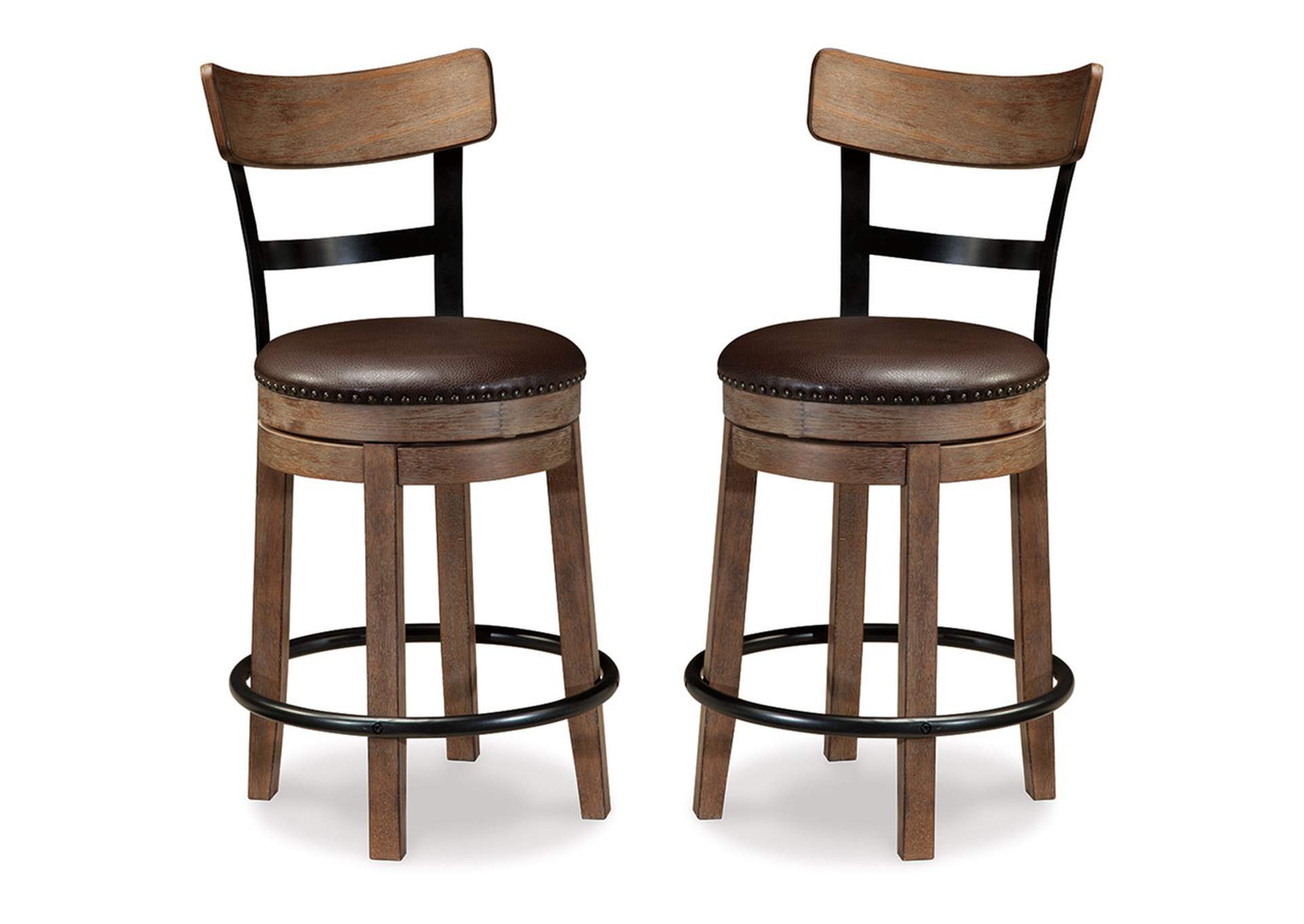 Pinnadel Counter Height Bar Stool (Set of 2),Signature Design By Ashley