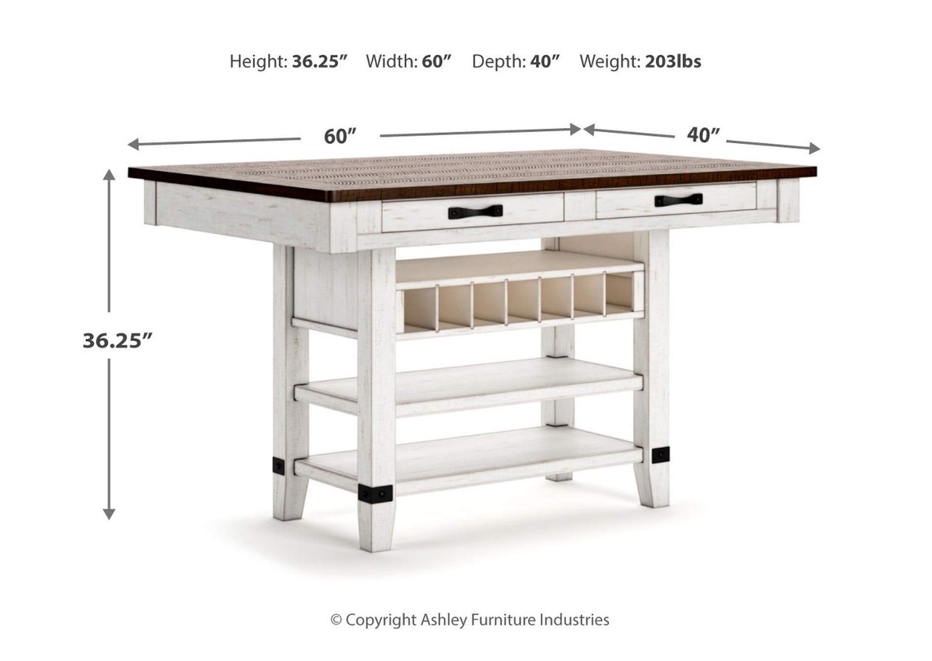 Valebeck Counter Height Dining Table,Signature Design By Ashley