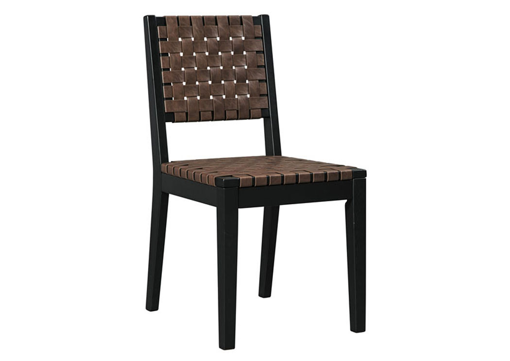 Glosco Brown Dining Room Side Chair (Set of 2),ABF Signature Design by Ashley