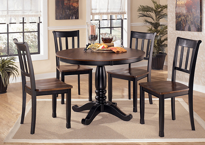 Owingsville Round Table w/ 4 Side Chairs,ABF Signature Design by Ashley