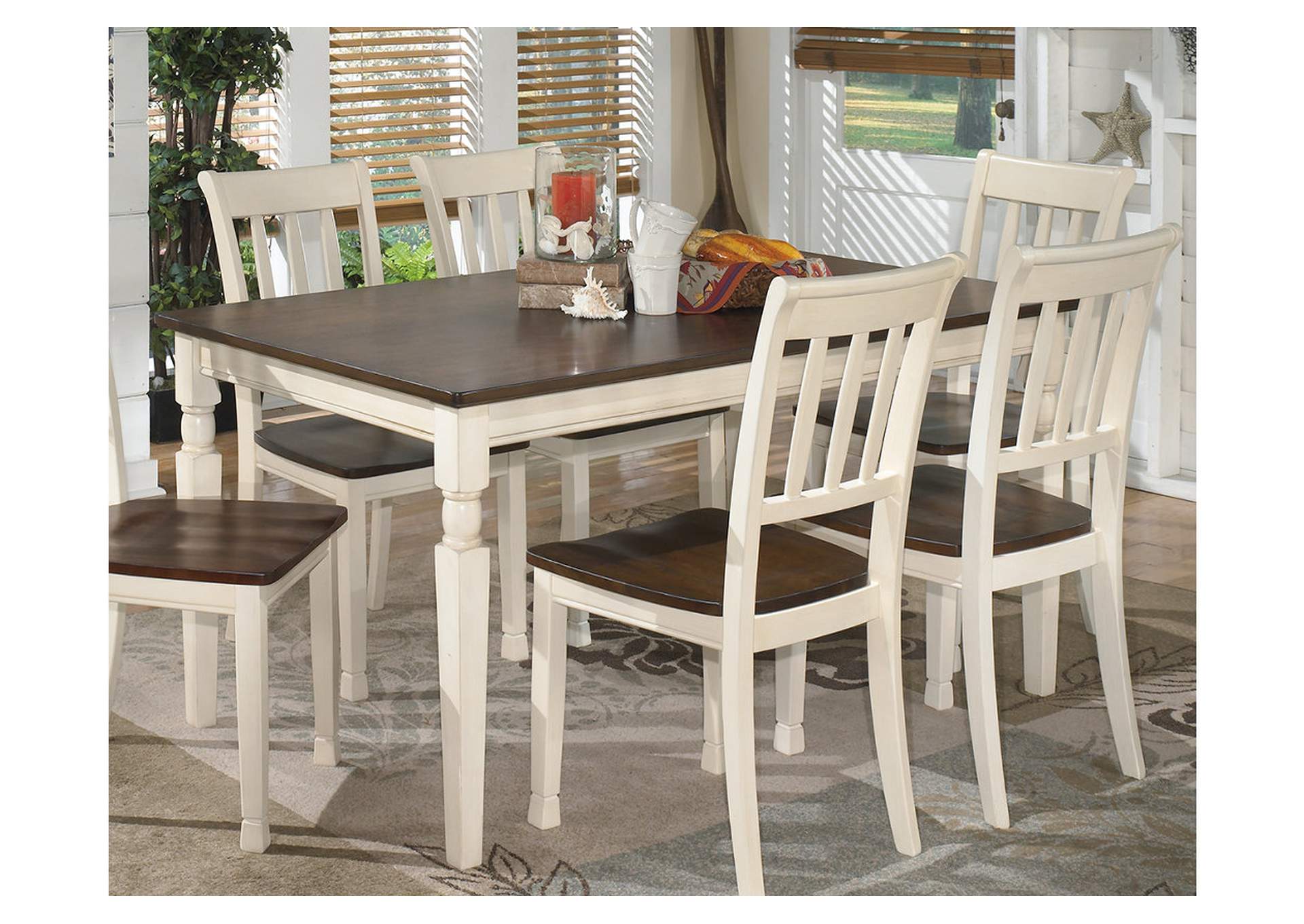 Whitesburg Dining Table and 4 Chairs,Signature Design By Ashley