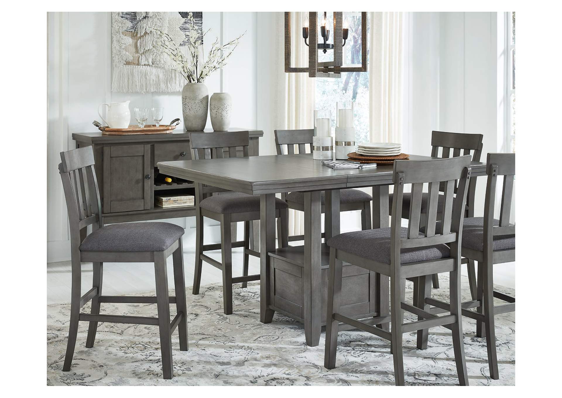 Hallanden Counter Height Dining Extension Table,Signature Design By Ashley