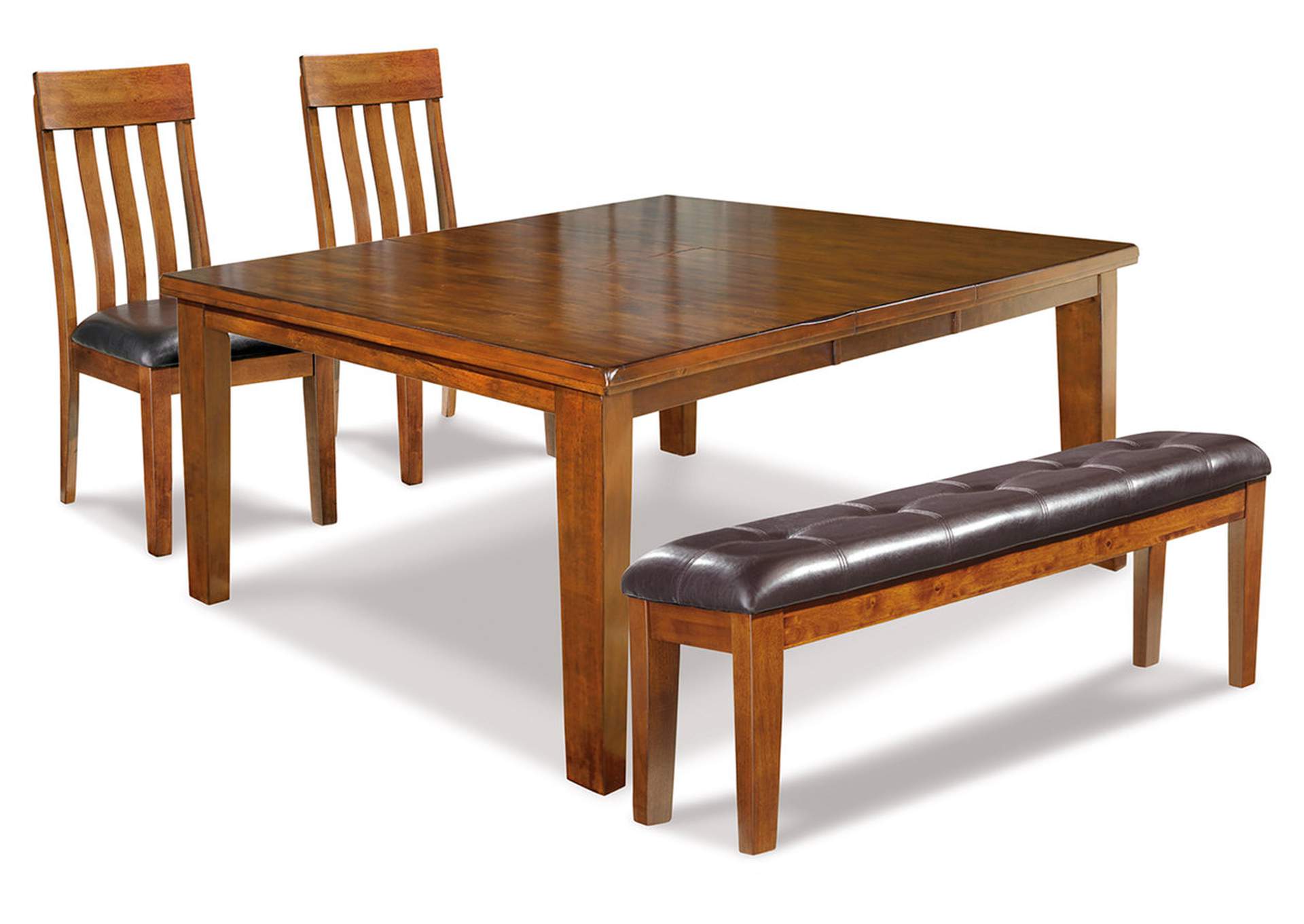 Ralene Dining Table and 2 Chairs and Bench American Furniture