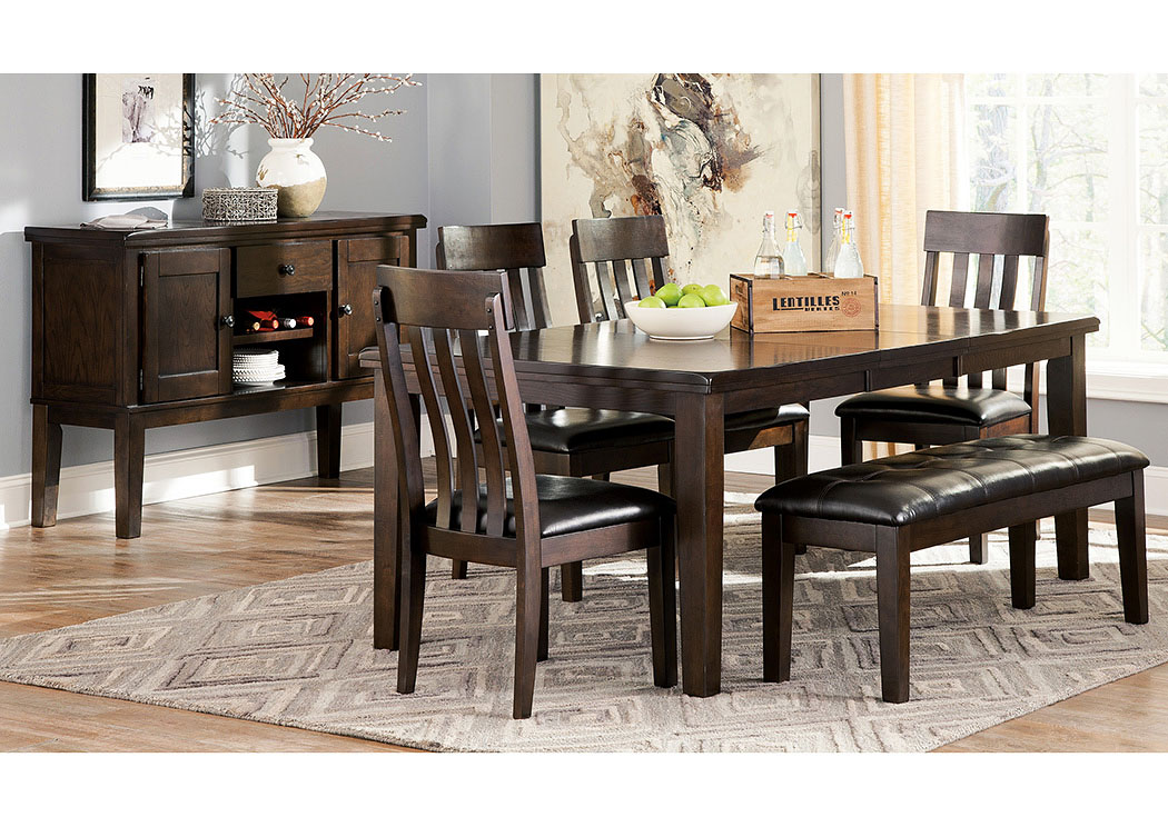 Haddigan Dark Brown Rectangle Dining, Dining Room Table With Insert