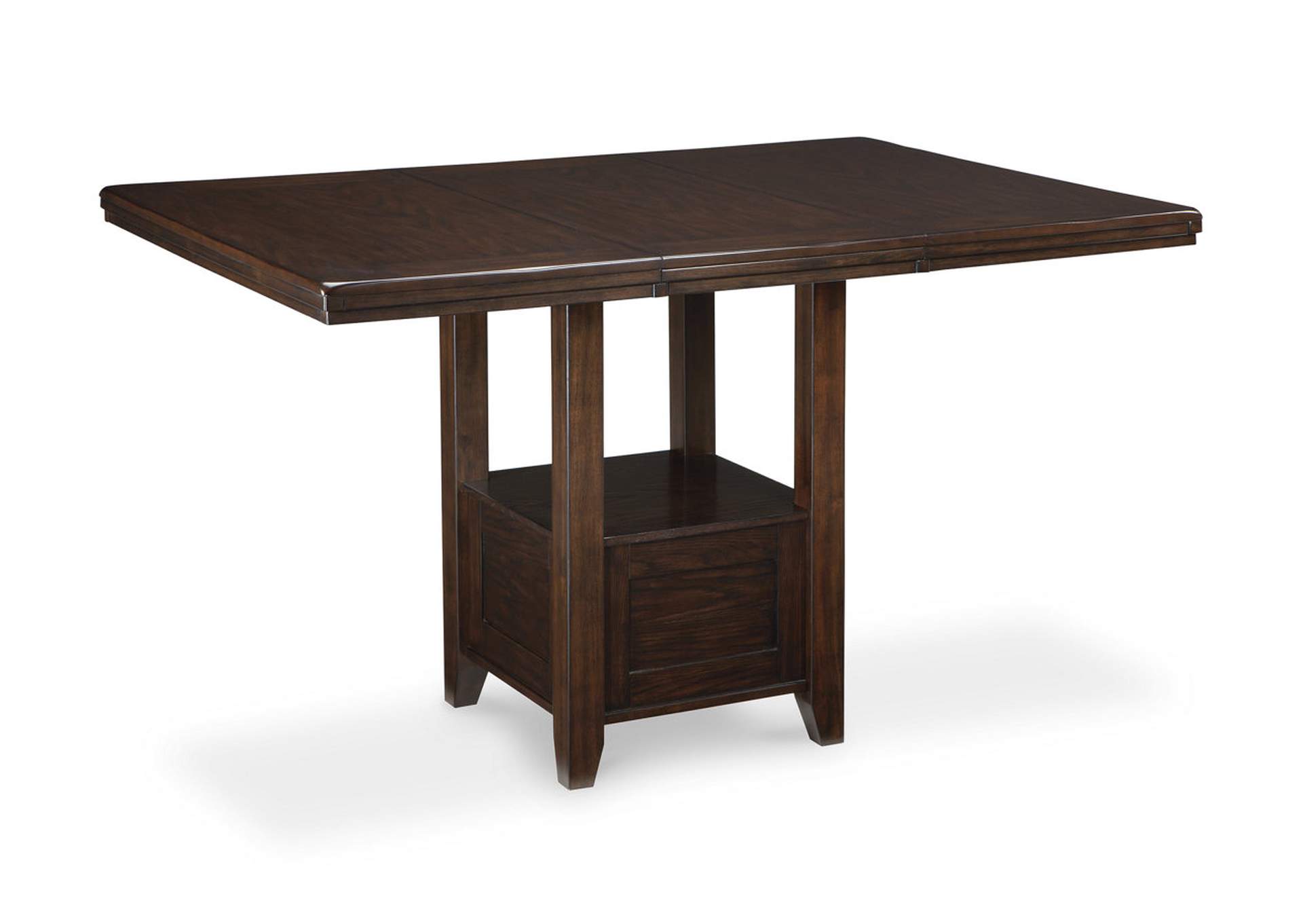 Haddigan Counter Height Dining Table and 4 Barstools with Storage,Signature Design By Ashley