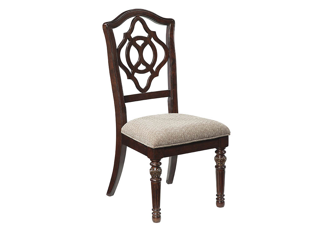 Leahlyn Reddish Brown Dining Upholstered Side Chair (Set of 2),ABF Signature Design by Ashley