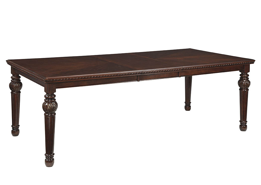 Leahlyn Reddish Brown Rectangular Dining Room Extension Table,ABF Signature Design by Ashley