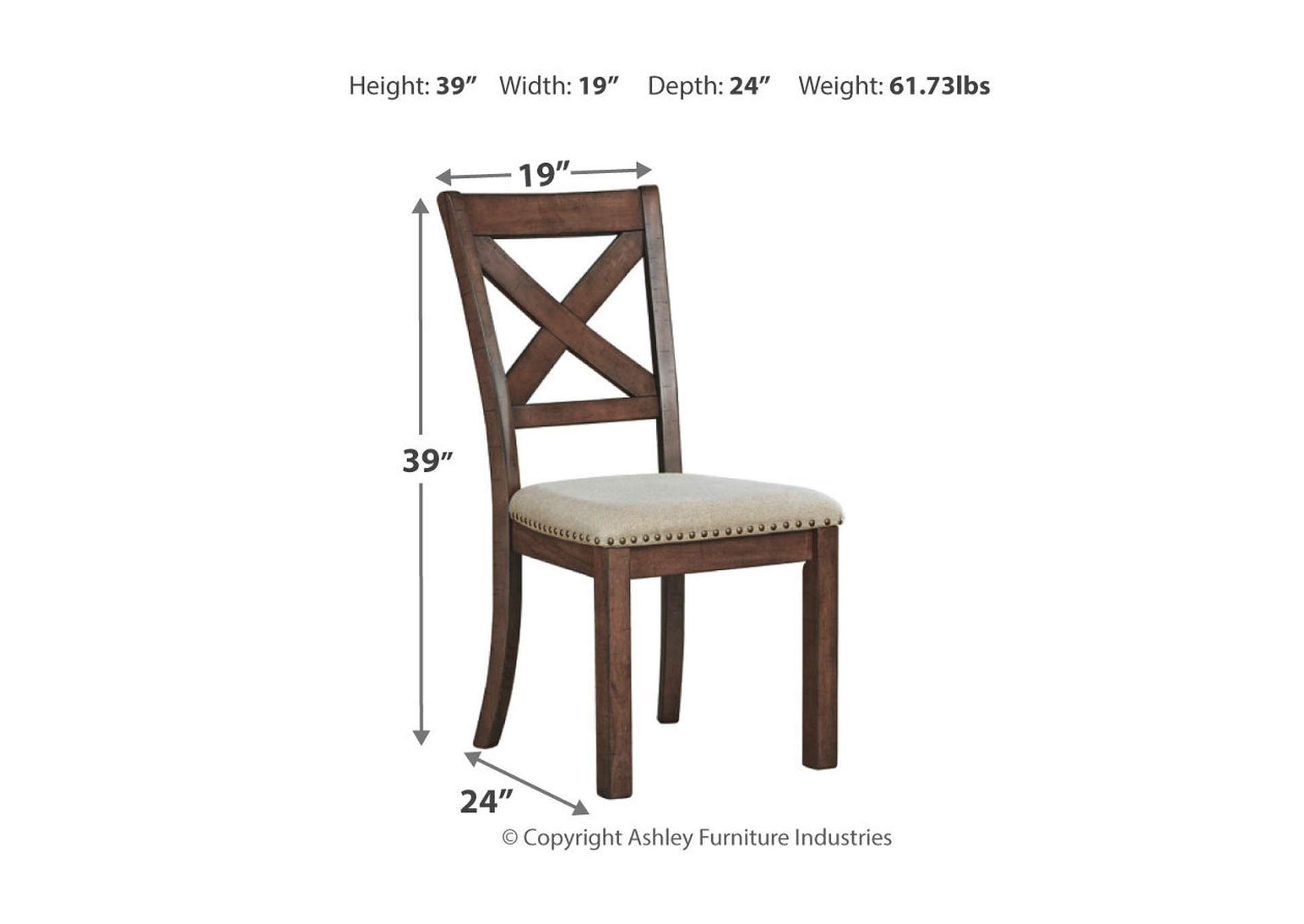 Moriville Dining Chair (Set of 2),Signature Design By Ashley