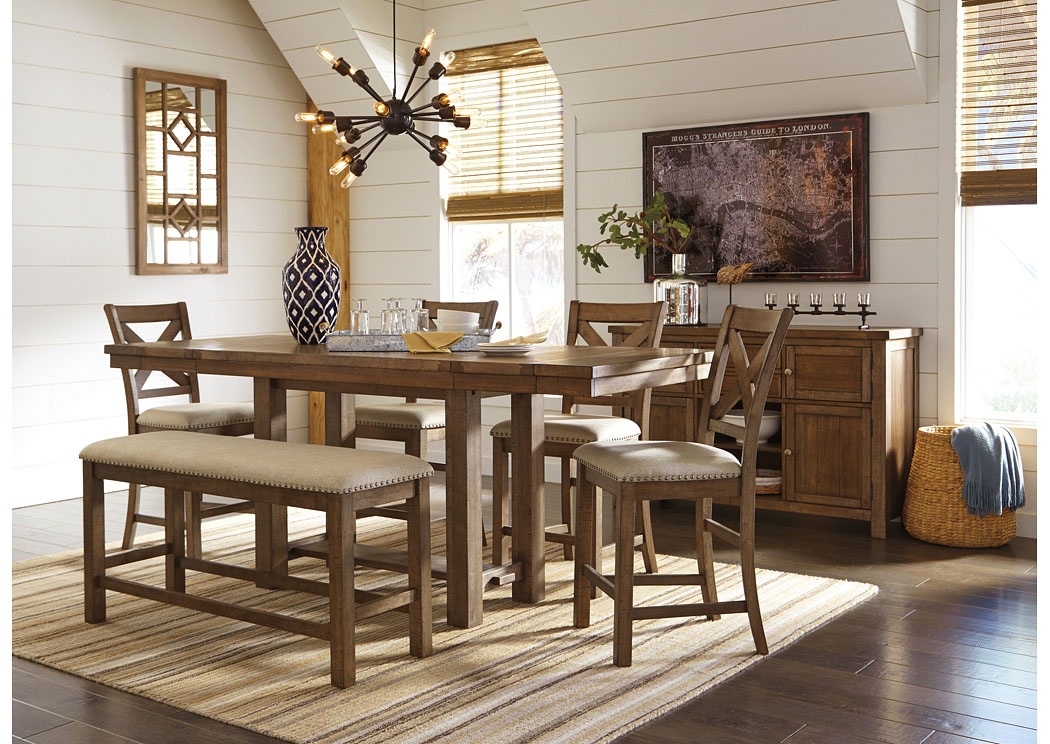 Moriville Counter Height Dining Extension Table,Signature Design By Ashley
