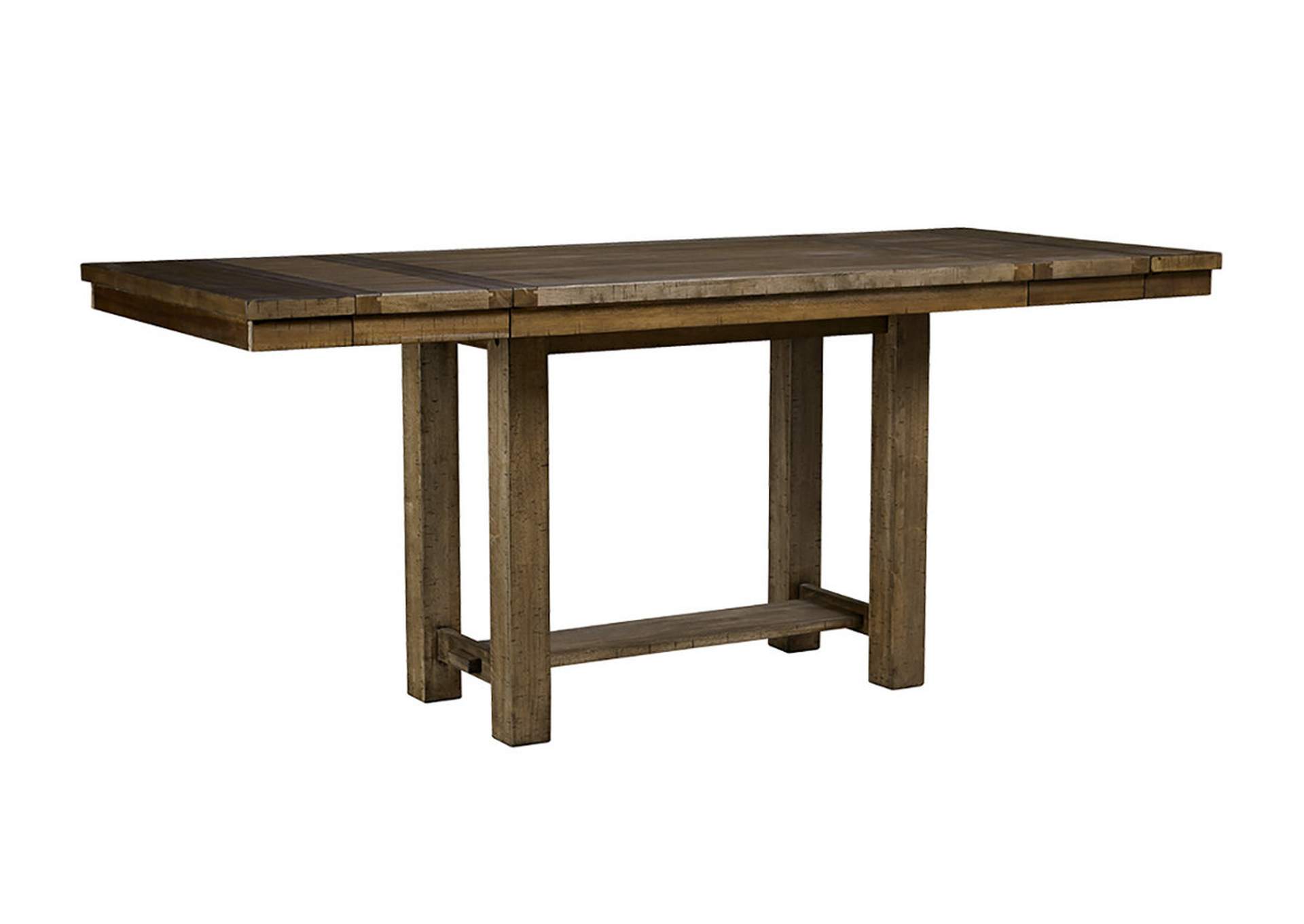 Moriville Counter Height Dining Table and 6 Barstools,Signature Design By Ashley