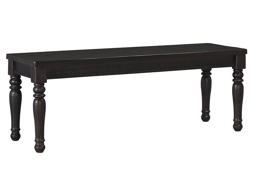 Sharlowe Charcoal Large Dining Room Bench,ABF Signature Design by Ashley