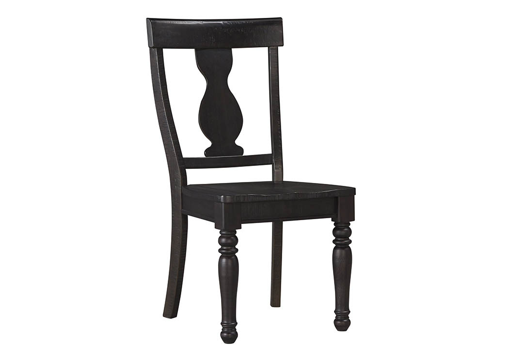 Sharlowe Charcoal Dining Room Side Chair (Set of 2),ABF Signature Design by Ashley