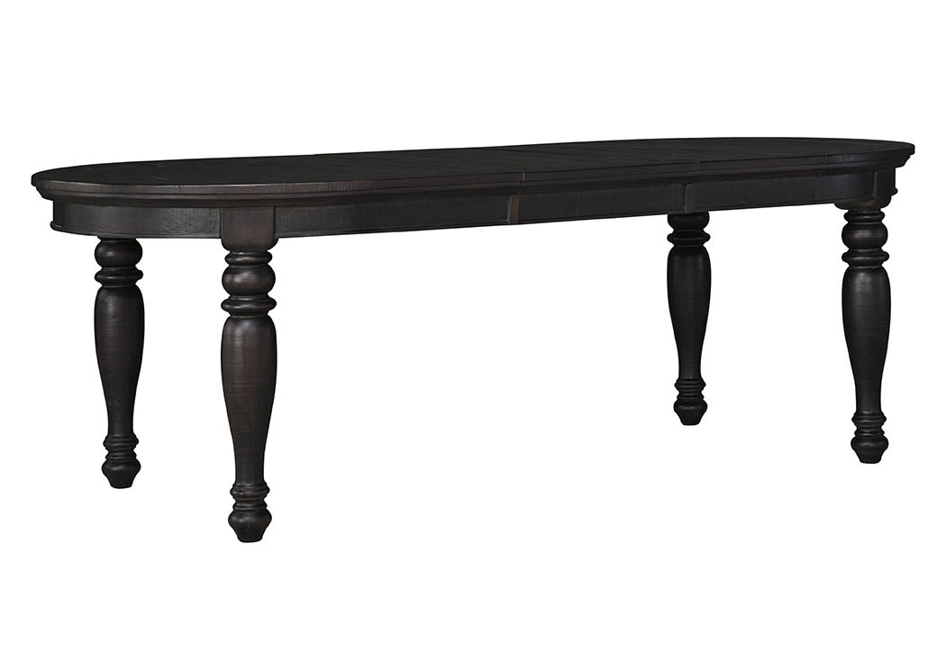 Sharlowe Charcoal Oval Dining Room Extension Table,ABF Signature Design by Ashley