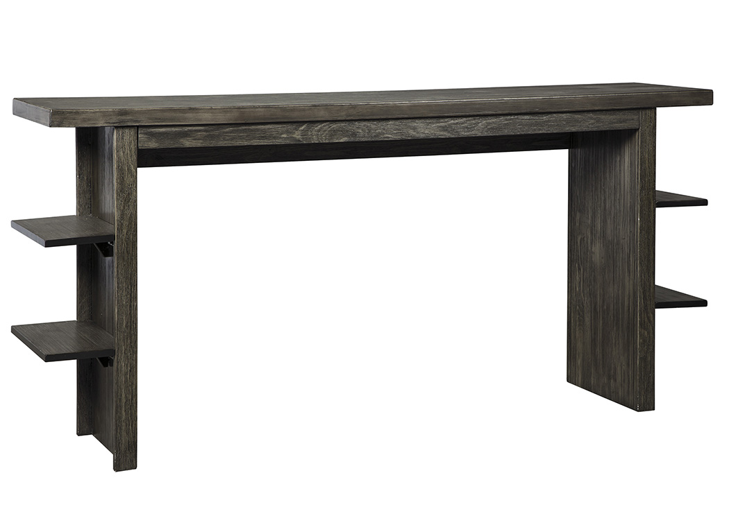 Lamoille Dark Gray Long Counter Table,ABF Signature Design by Ashley