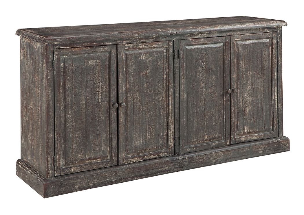 Clayco Bay Black/Gray Dining Room Server,ABF Signature Design by Ashley