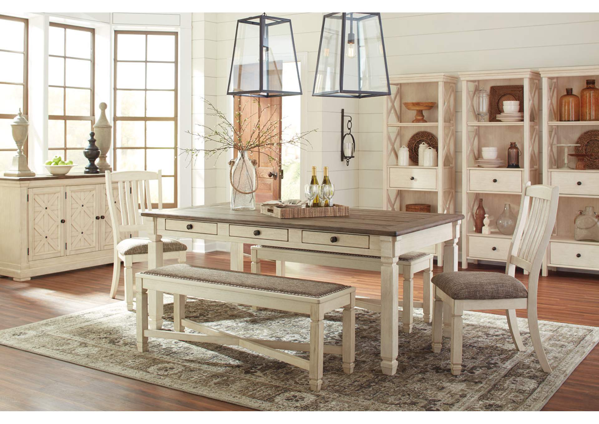 Bolanburg Dining Room Bench,Direct To Consumer Express