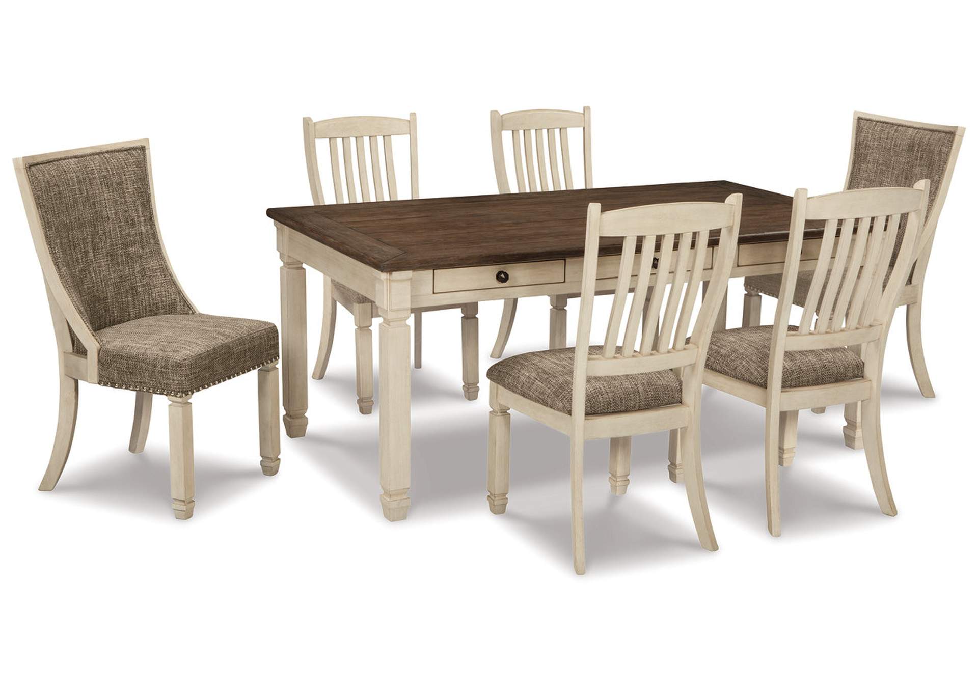 Bolanburg Dining Table and 6 Chairs,Signature Design By Ashley
