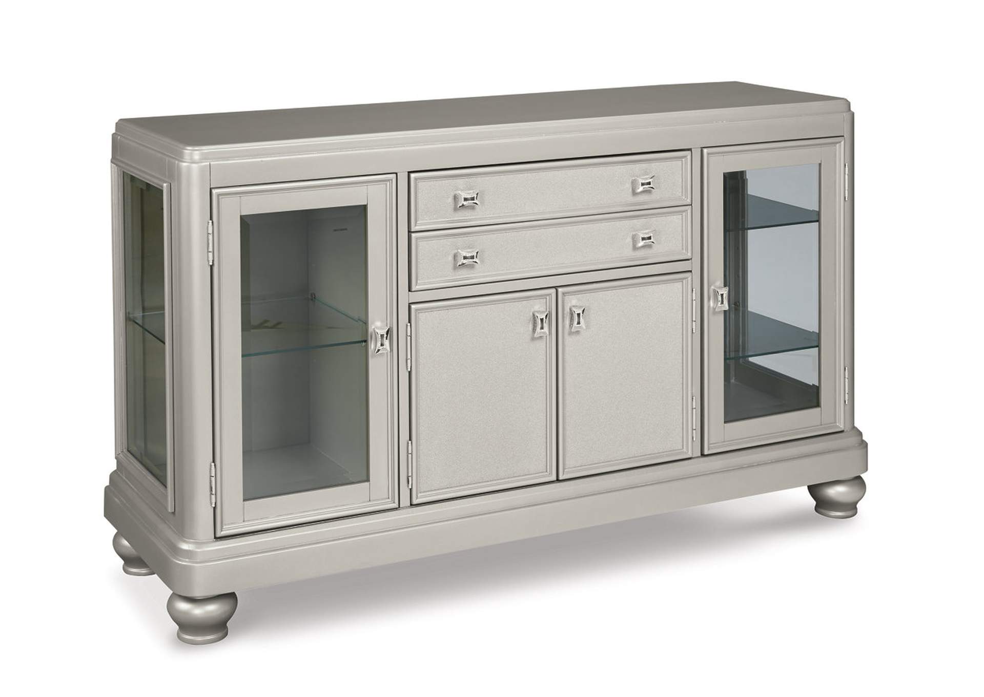 Coralayne Silver Finish Dining Room Server,ABF Signature Design by Ashley