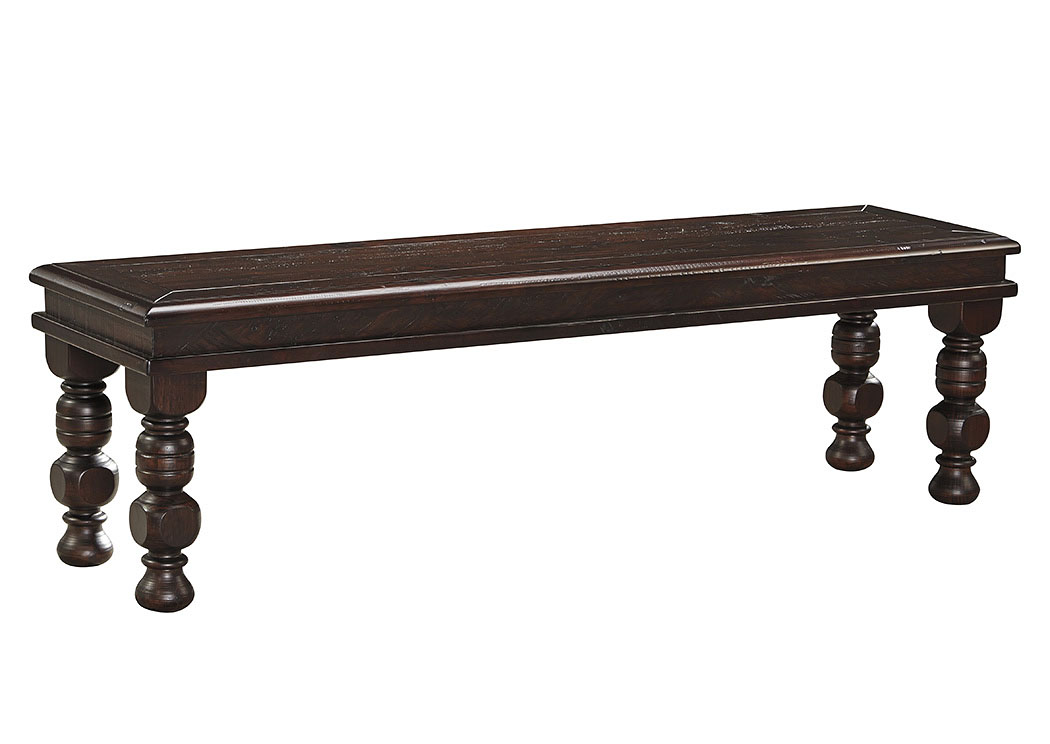 Gerlane Dark Brown Dining Room Bench,ABF Signature Design by Ashley