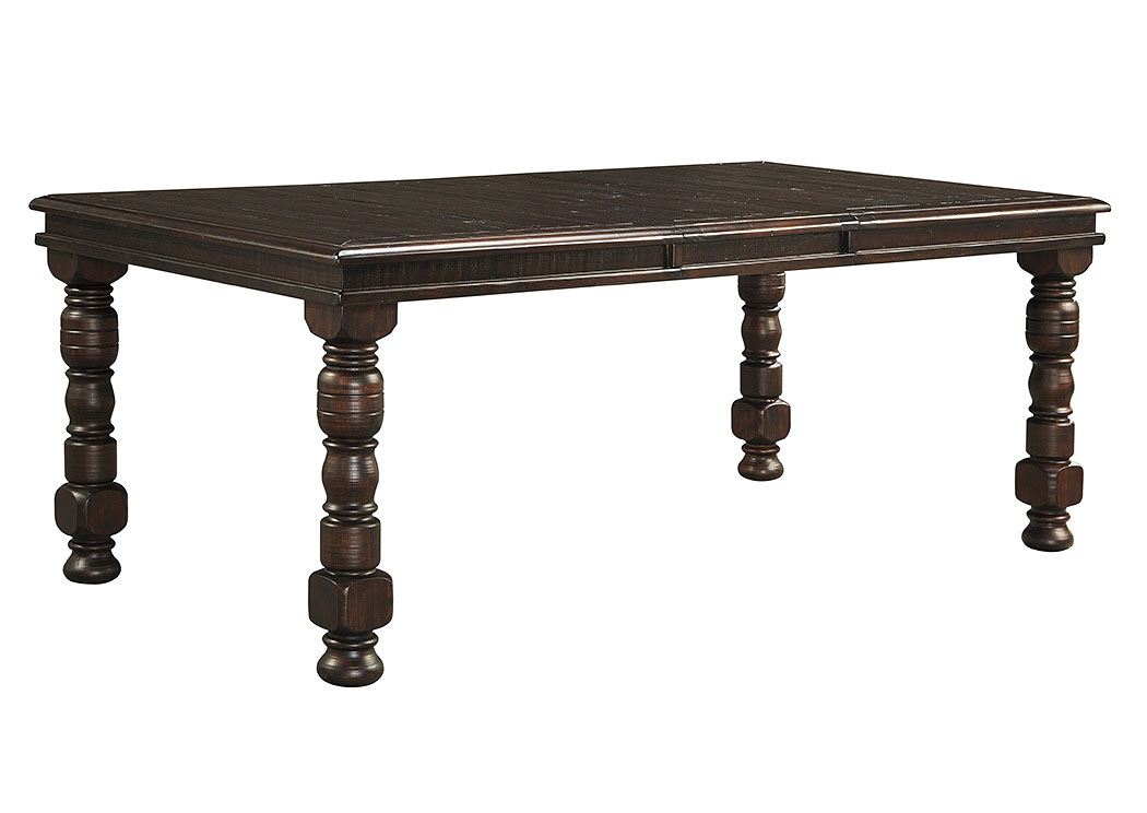 Gerlane Dark Brown Rectangular Dining Room Extension Table,ABF Signature Design by Ashley