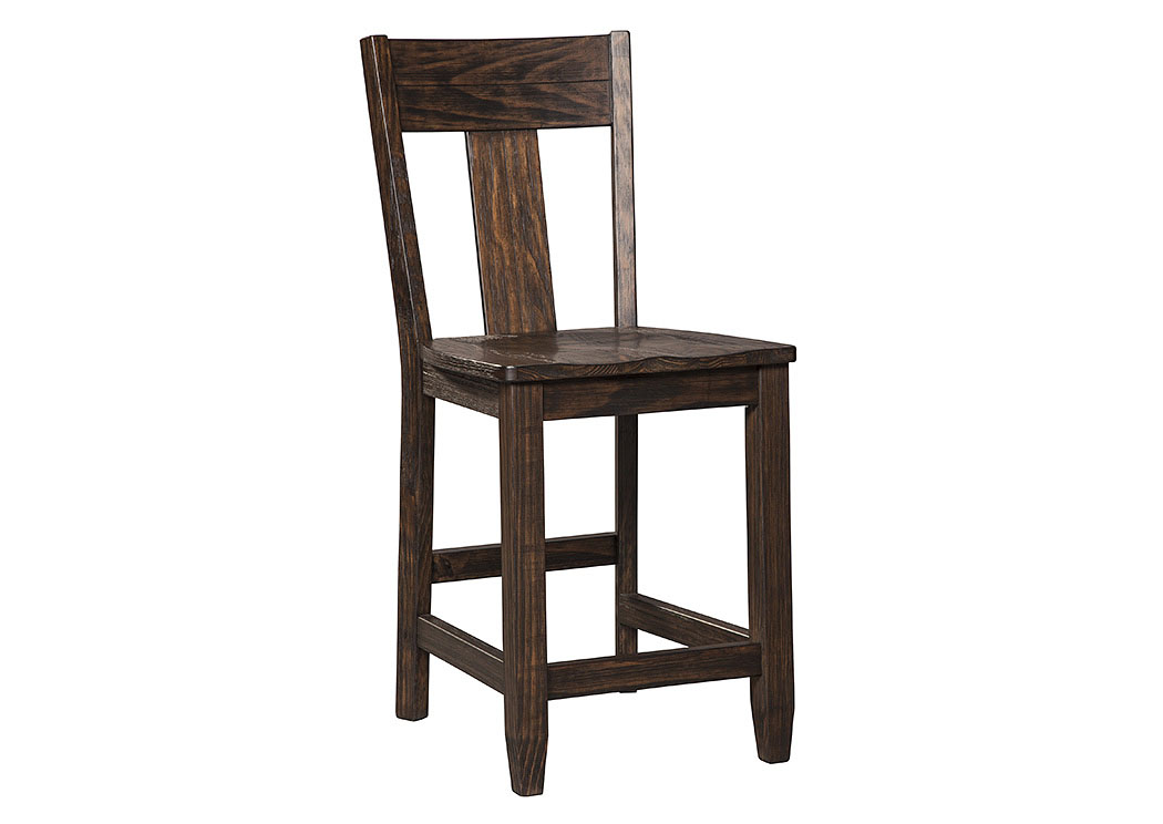 Trudell Dark Brown Barstool (Set of 2),ABF Signature Design by Ashley