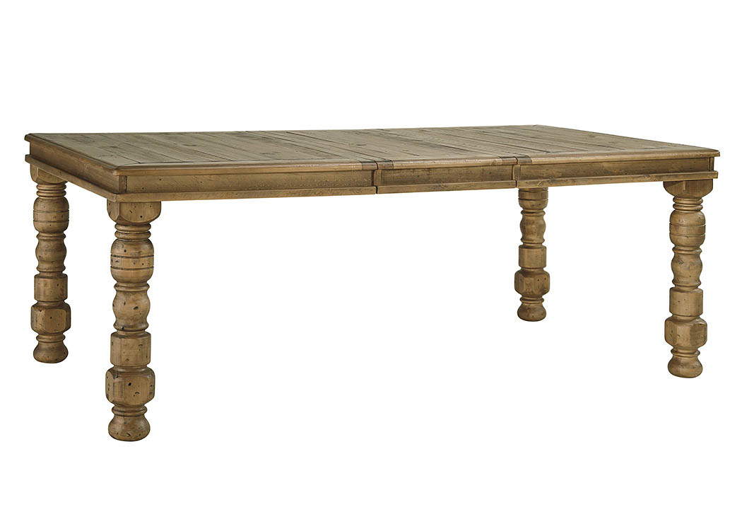 Trishley Light Brown Rectangular Dining Room Extension Table,ABF Signature Design by Ashley