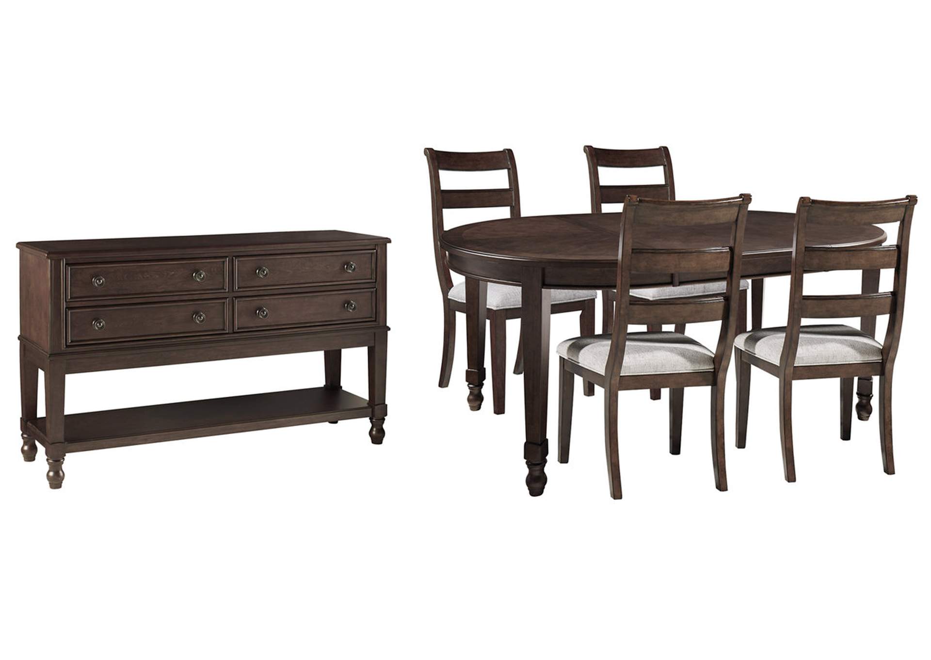 adinton dining table and 4 chairs