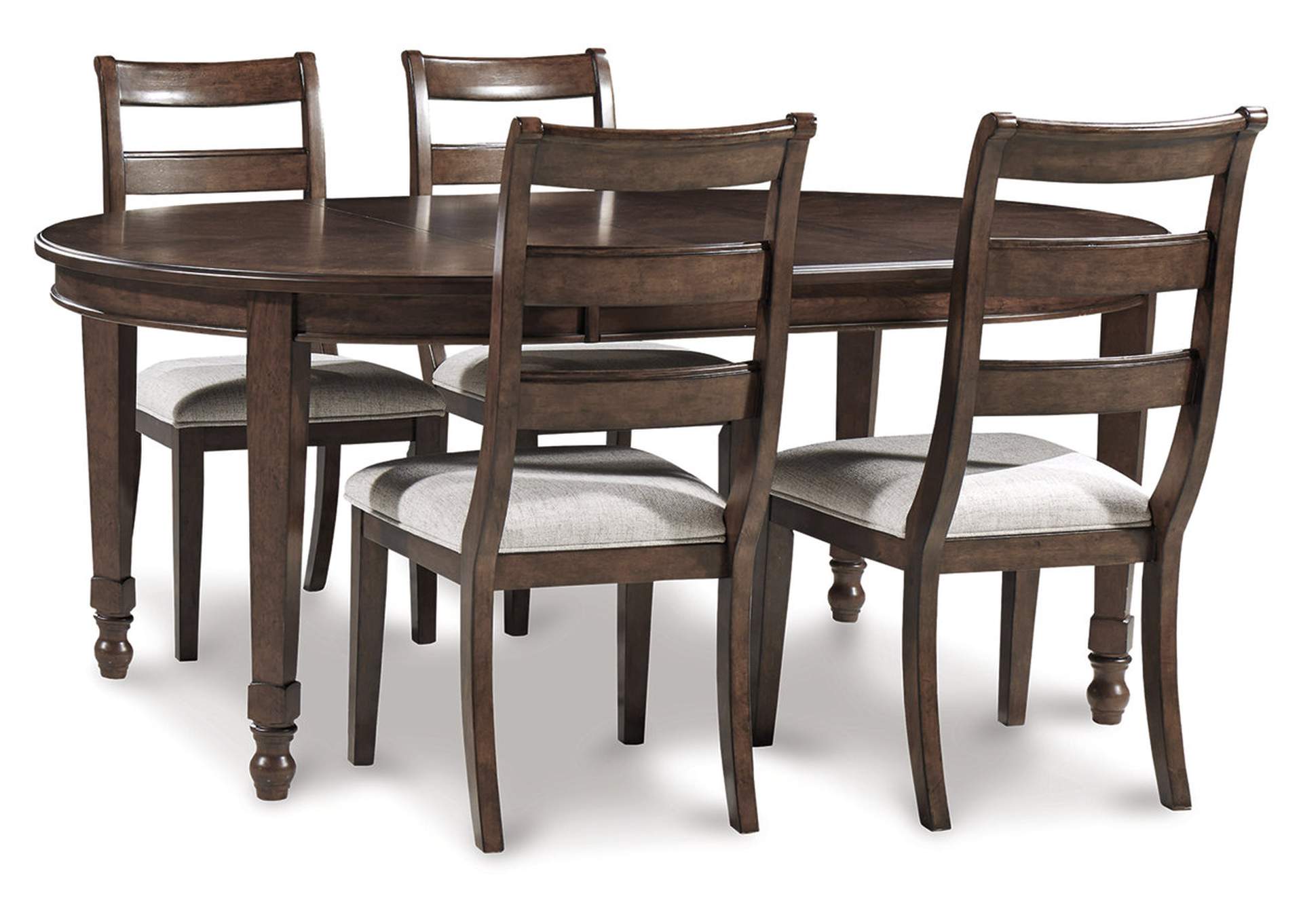 contemporary dining table set for 8